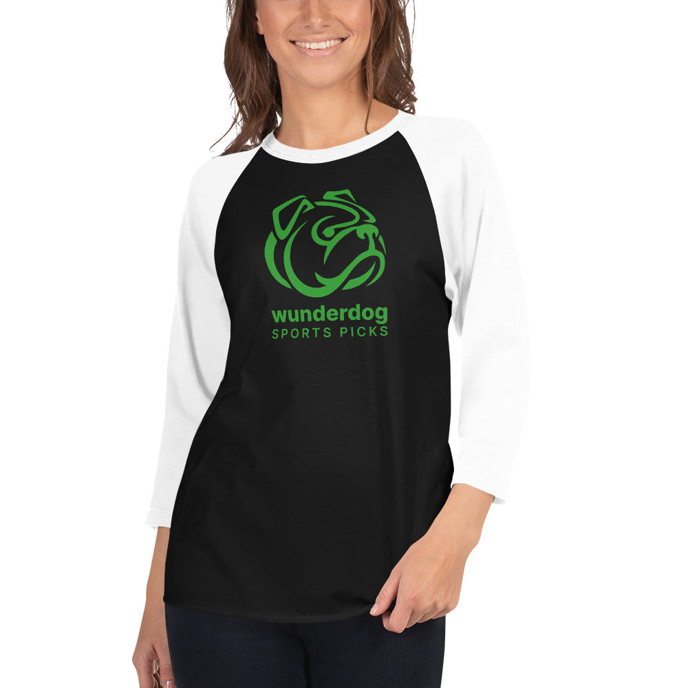 Wunderdog Unisex 3/4 Sleeve Raglan Shirt