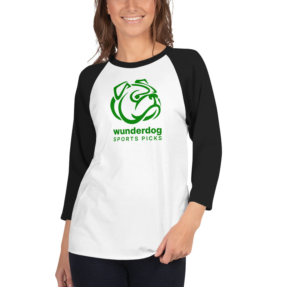 Wunderdog Unisex 3/4 Sleeve Raglan Shirt