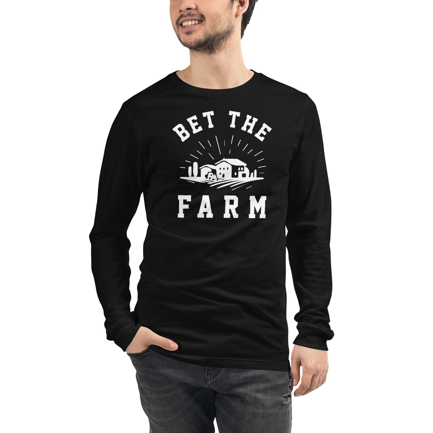 Bet The Farm Unisex Long Sleeve Tee