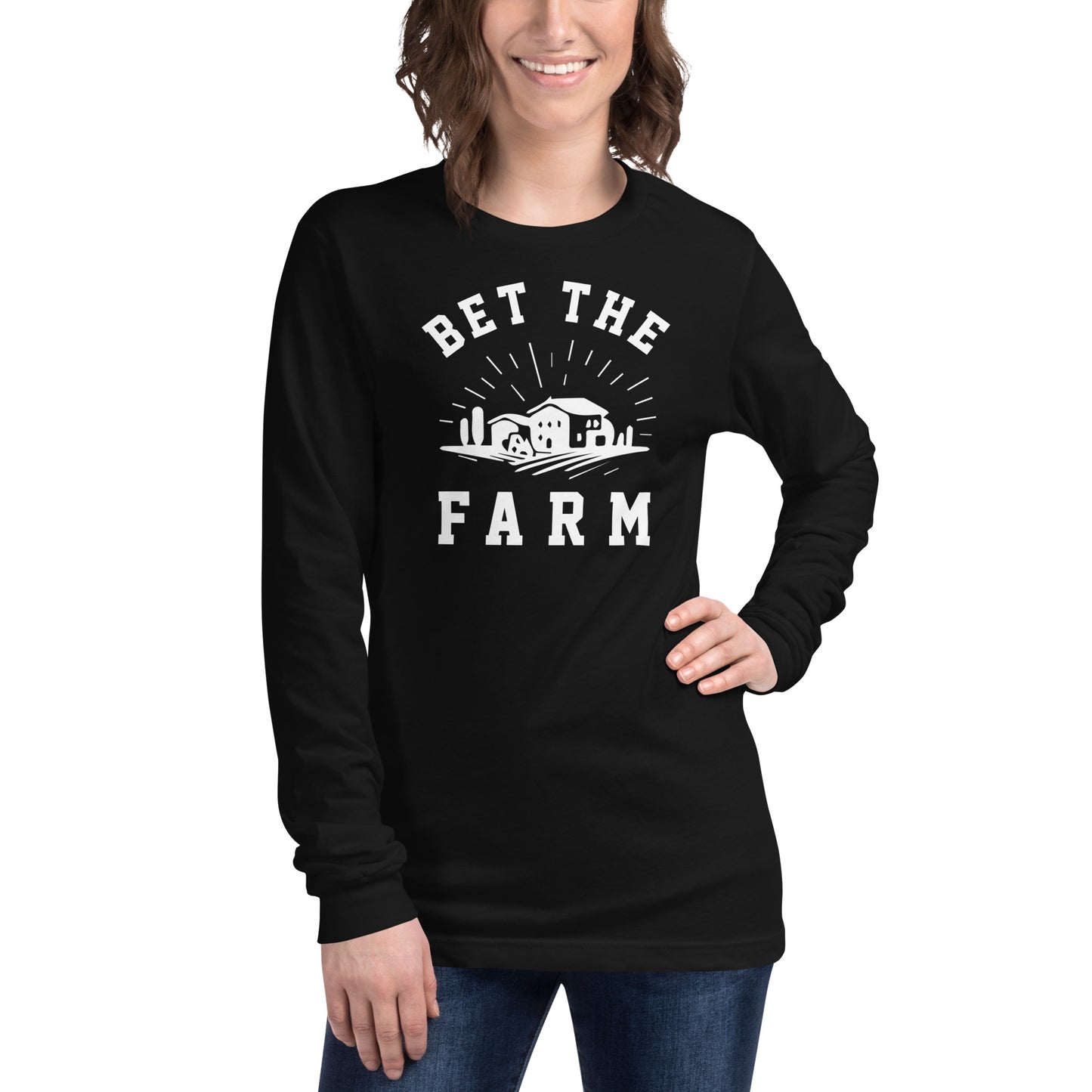 Bet The Farm Unisex Long Sleeve Tee