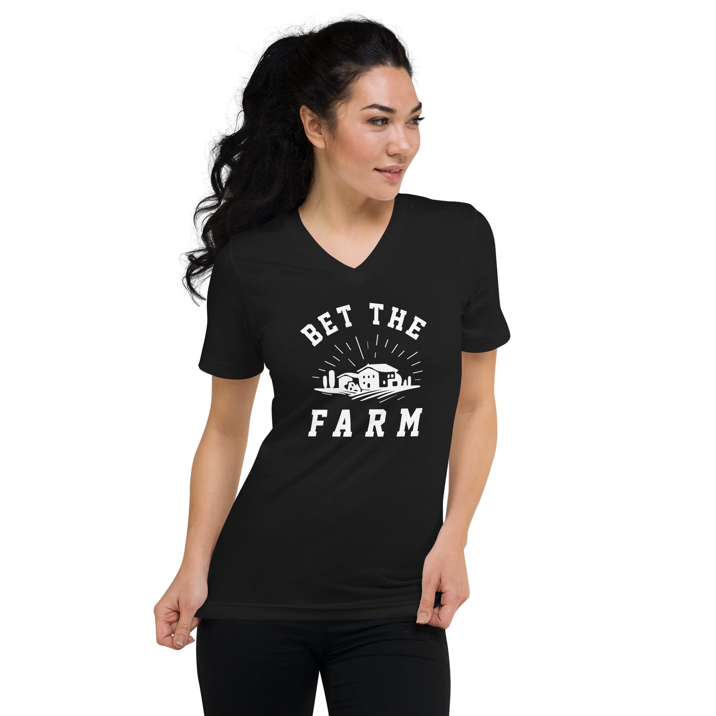 Bet The Farm Unisex V-Neck