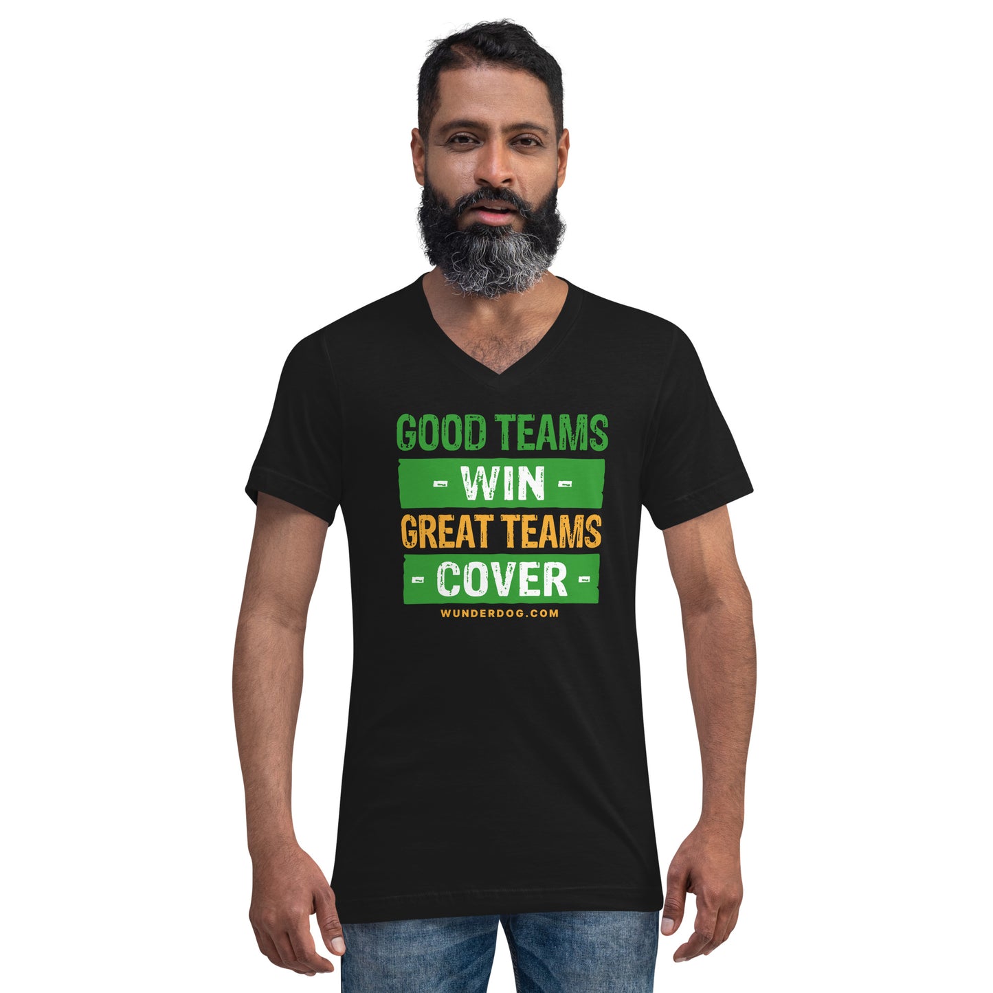 Great Teams Cover Unisex V-Neck