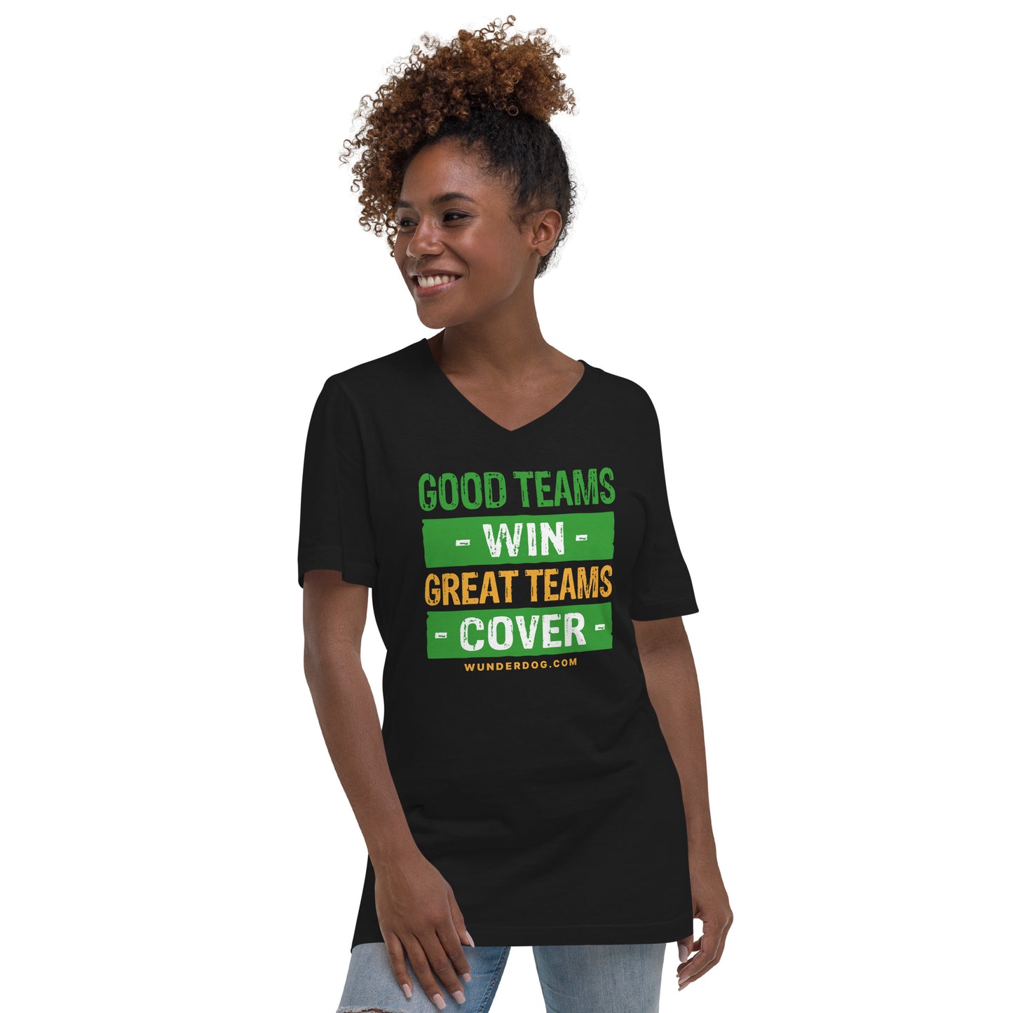 Great Teams Cover Unisex V-Neck