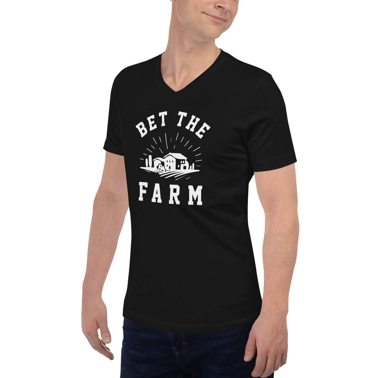 Bet The Farm Unisex V-Neck