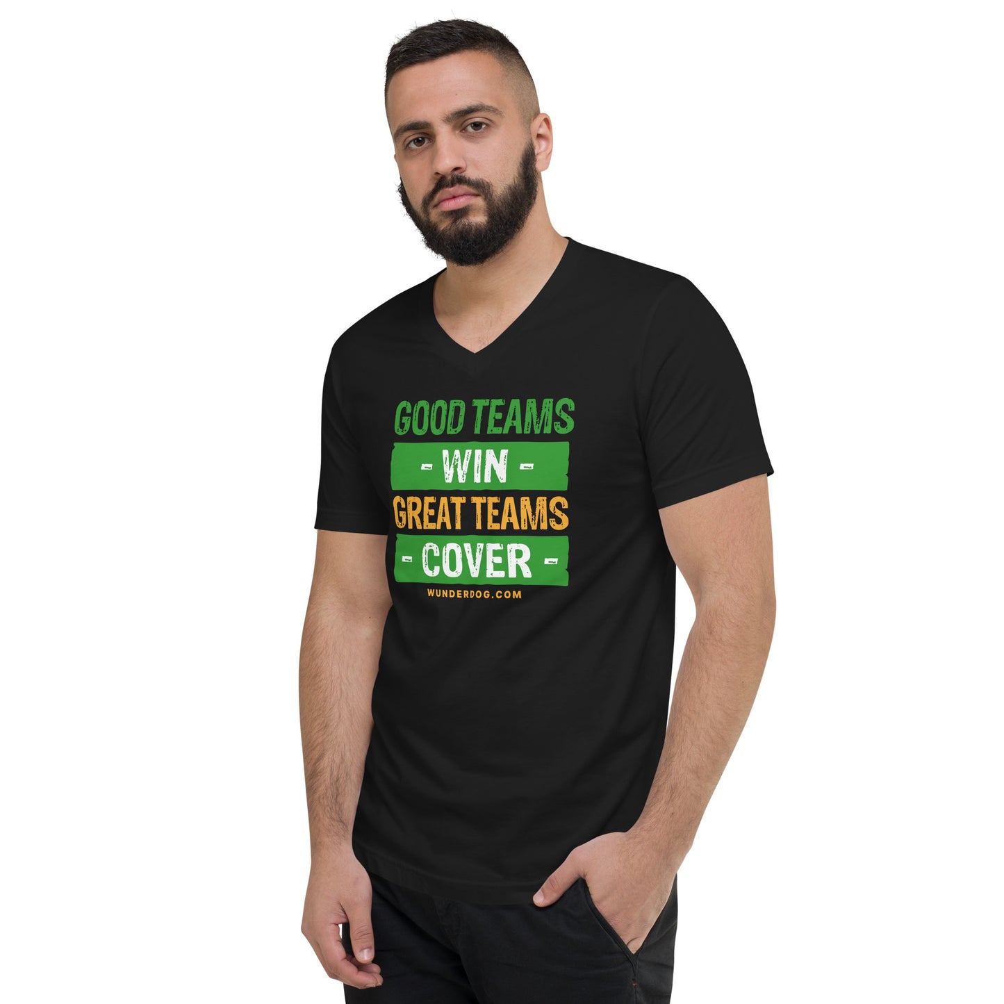Great Teams Cover Unisex V-Neck