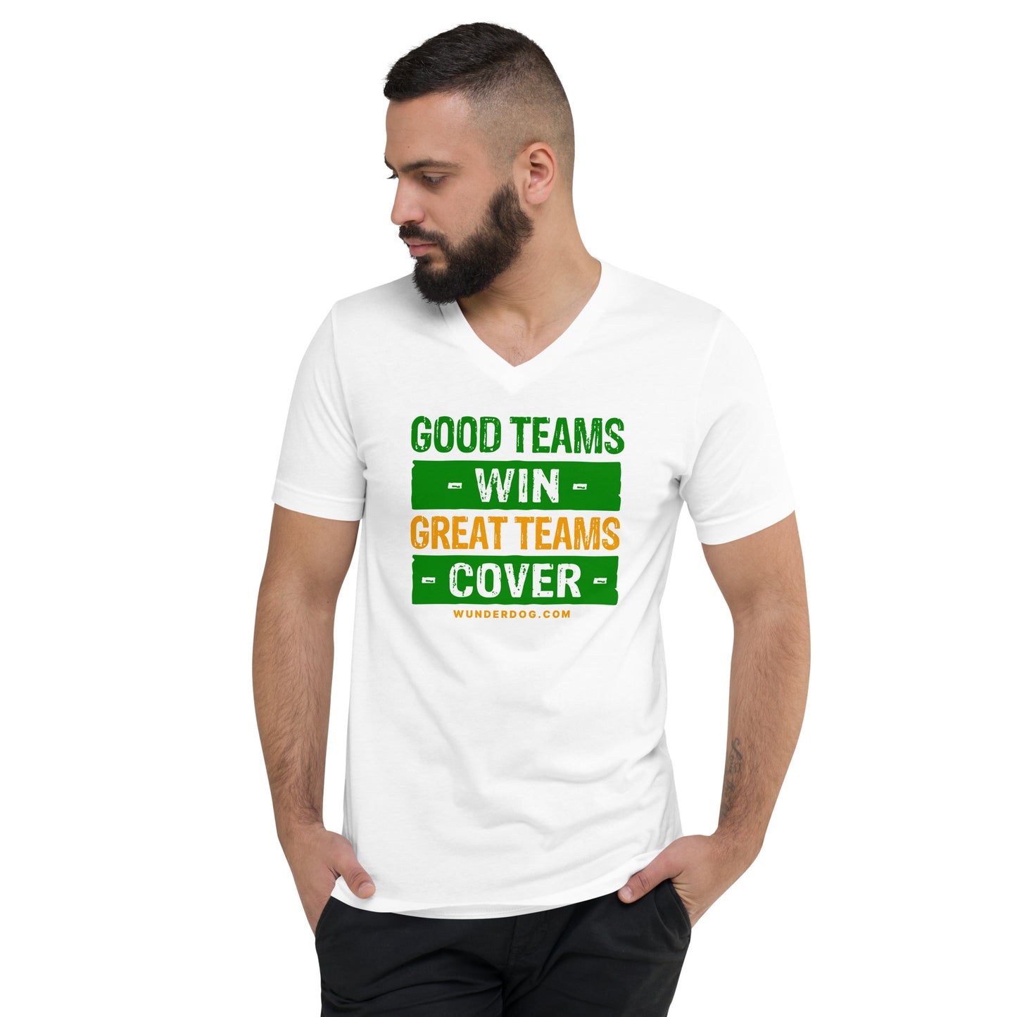 Great Teams Cover Unisex V-Neck