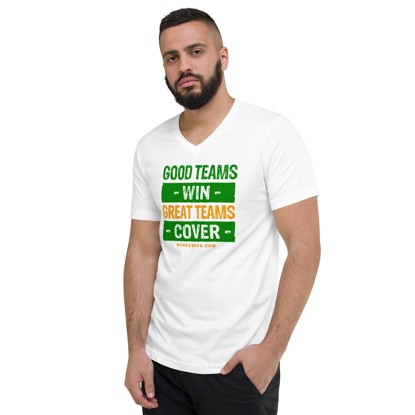 Great Teams Cover Unisex V-Neck