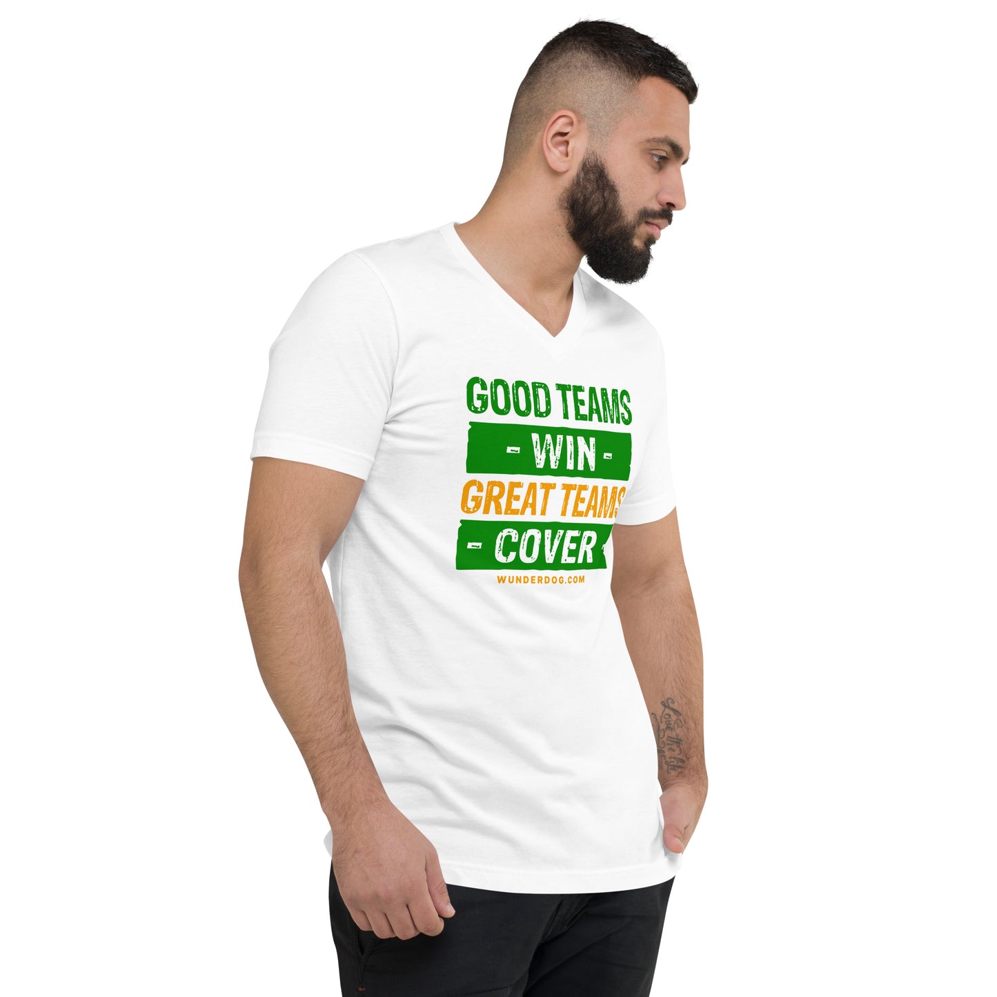 Great Teams Cover Unisex V-Neck