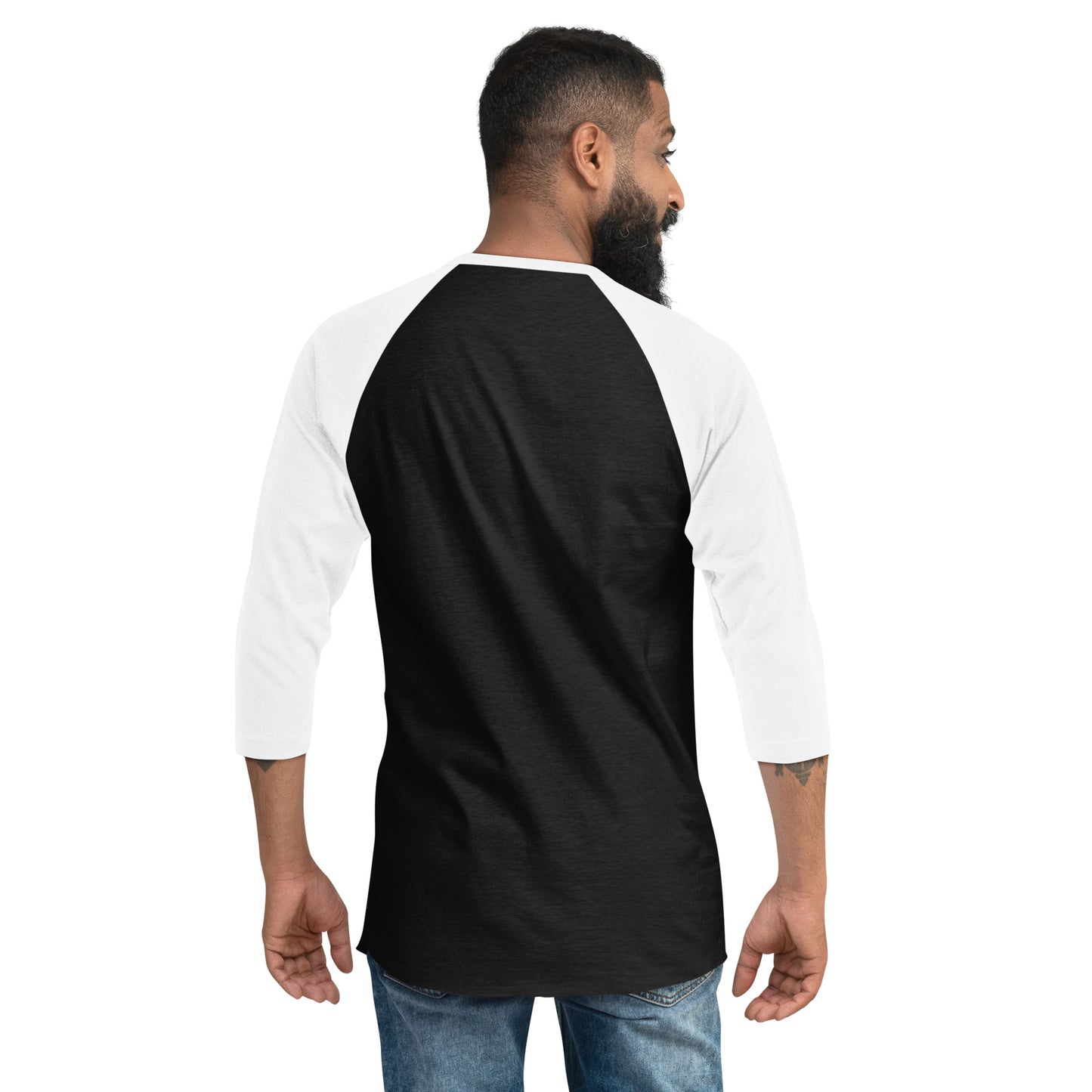 Fade The Public Unisex 3/4 Sleeve Raglan Shirt