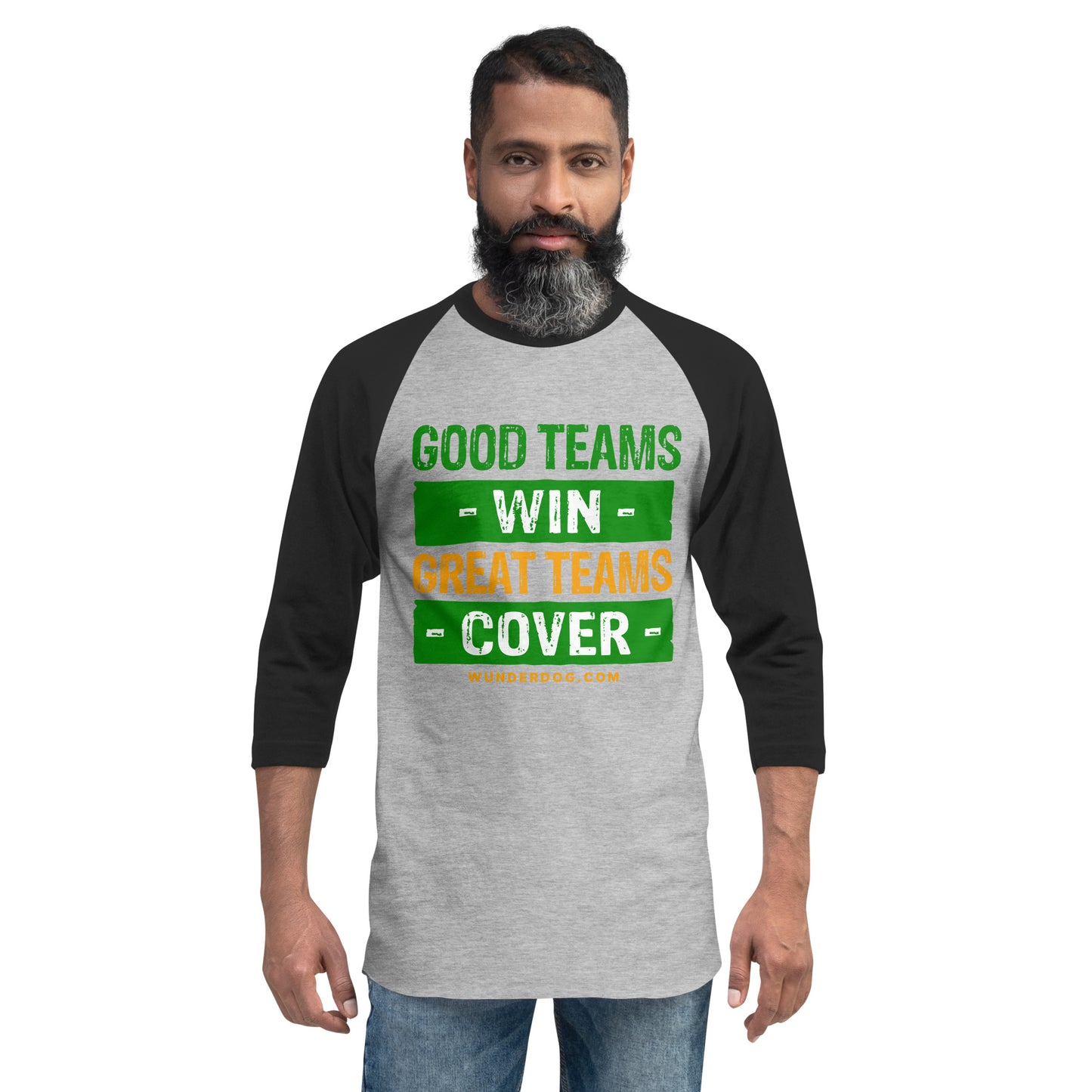 Great Teams Cover 3/4 Sleeve Raglan Shirt