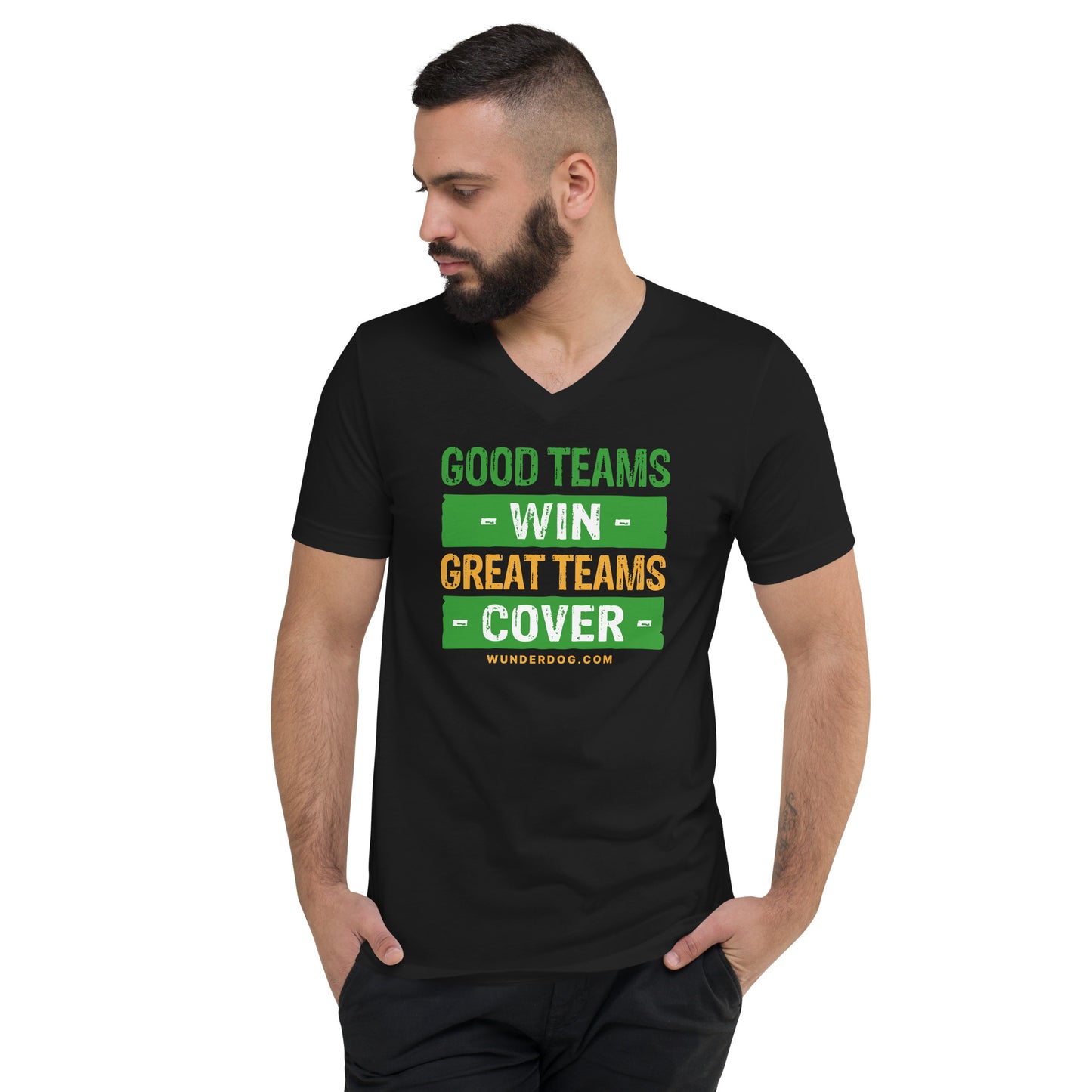 Great Teams Cover Unisex V-Neck