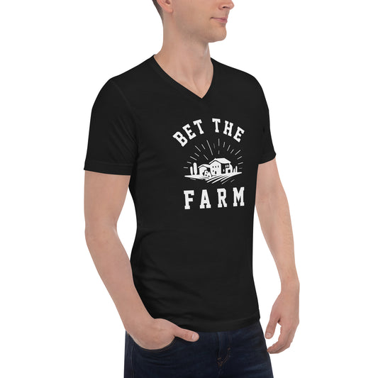 Bet The Farm Unisex V-Neck